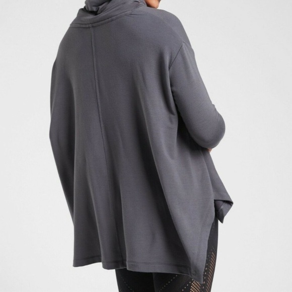 Athleta Women's Ethereal Brushed Funnel Neck Athleisure Top S - Picture 3 of 13